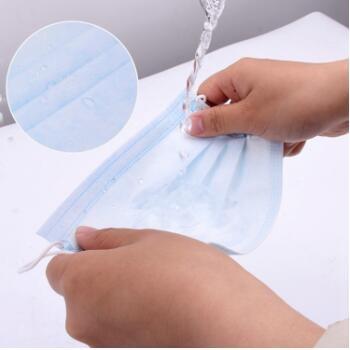 China Sterile Disposable Surgical Mask Blue Non Woven Fabric Material Anti Virus for sale