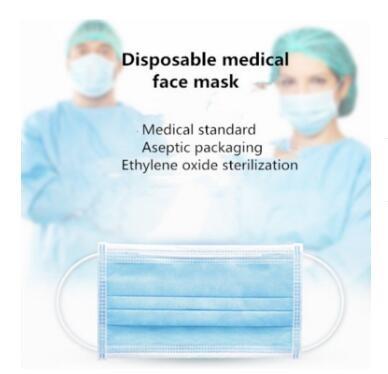 China Hospital Clinical Surgical Disposable Mask , Non Woven Fabric Mask Anti Dust for sale