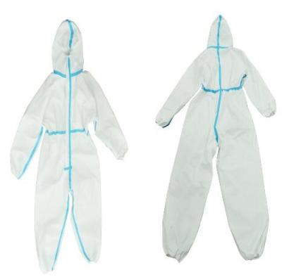 China Full Body Lightweight Disposable Coveralls For Personal Use White High Safety for sale