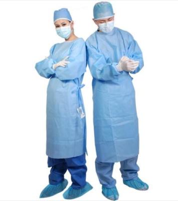 China Vestido quirúrgico disponible médico, vestidos disponibles modificados para requisitos particulares del aislamiento del color en venta