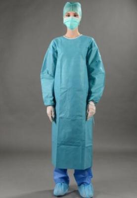 中国 通気性の使い捨て可能な手術衣、流動抵抗力がある使い捨て可能な生殖不能のガウン 販売のため