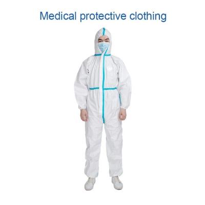 China Non Toxic Breathable Disposable Coveralls , Hospital Medical Protective Suit for sale