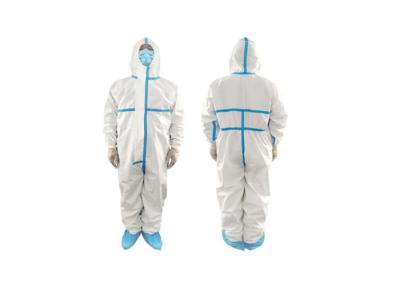 China Pe Disposable Protective Coverall , Breathable Medical Isolation Clothing for sale