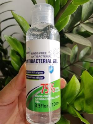China Spray 100ml Antibacterial 75% Alcohol Hand Sanitizer for sale
