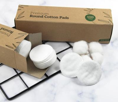 China Los cojines faciales disponibles absorbentes de la algodón del removedor para diario limpian en venta