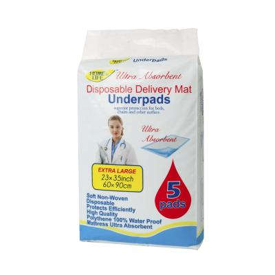 China Disposable Medical Underpad Incontinence Hospital Bed Pads for sale