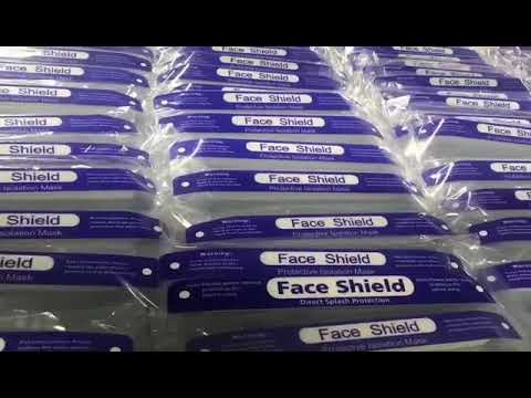 face shield production line