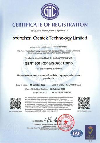 - Shenzhen Createk Technology Co., Ltd
