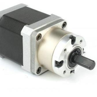 China Nema 17 Worm Gear Motor Hybrid 1.8 Degree 1.5A For Laboratory Automation for sale