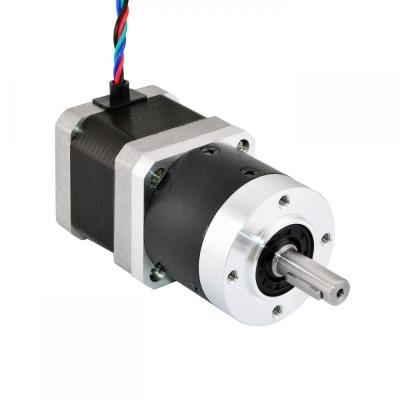 China 2 Phase Worm Gear Motor Angle Nema 17 1.8 Stepper Motor for sale