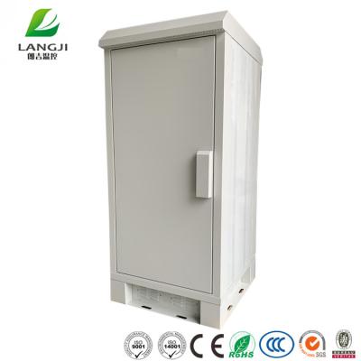 China Fans Cooling Outdoor Telecom Cabinet , Galvanized Steel Outdoor Electronics Cabinet for sale
