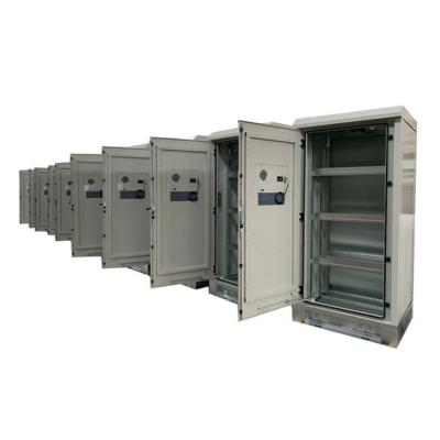 China 2.1m Outdoor Battery Cabinets , Outdoor Telecommunication Cabinet for sale
