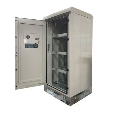 China Galvanized Steel Outdoor Battery Cabinets , 2.1m Telecom Outdoor Cabinet for sale