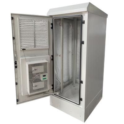 China IP55 19 Inch Rack Outdoor Telecom Cabinet With Centrifugal Fan for sale