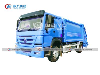 China Conducción a la derecha HOWO 14m3 290HP Gestión de residuos del cargador trasero en venta