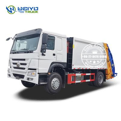 China Sanitation Sinotruk HOWO Garbage Compactor Truck Heavy Duty 14cbm for sale