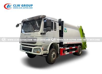 China Recolección de basura del cargador de la parte posterior del camión de basura del compresor de 240HP Shacman L3000 14cbm en venta