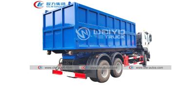 China Isuzu 20cbm 20m3 Hook Lift Waste Collection Truck Hooklift Roll Off Truck for sale