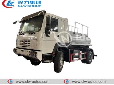 China Off Road 4X4 All Wheel Driving Stainless Steel Fuel Oil Truck 5000liters 5tonnes for sale