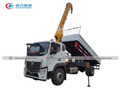 China Foton 6t Truck Crane Double H Hydraulic Outrigger Hoisting Truck 15m Lifting Height for sale