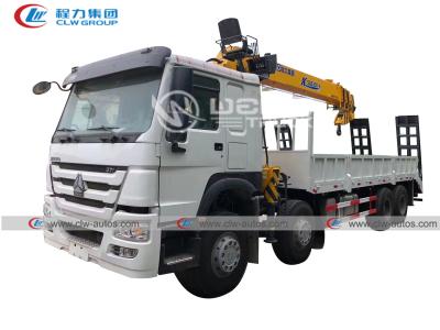 China 24.4m Lifting Height Truck Mounted Crane Telescopic Boom Crane Howo 8X4 371hp 16t for sale