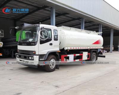 China Isuzu FTR 12m3 Oil Transport Fuel Tanker Truck For Southeast Asia South America Market for sale