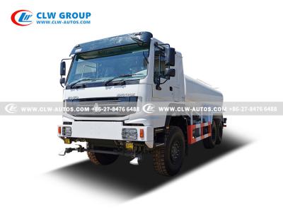 China All Wheel Controllable Water Output Water Bowser Truck 18ton Howo 371HP for sale