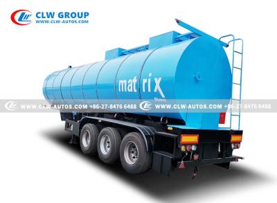 China 40cbm Bitumen Trailer Liquid Heating Asphalt Tanker for sale