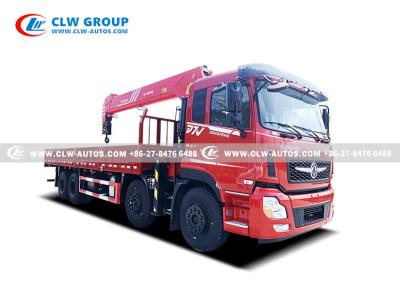 China Dongfeng 16 Ton Truck Mounted Crane with Straight Boom Hydraulic Loaders for sale
