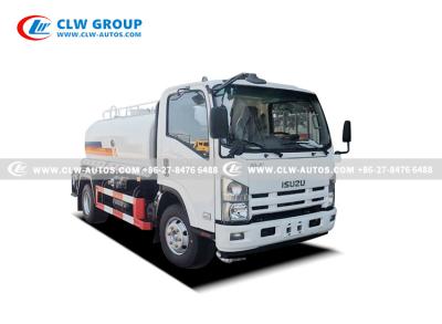 China 5 Ton Isuzu Water Sprinkler Truck Hydraulic Operated Spray Heads Debris Cleaning for sale