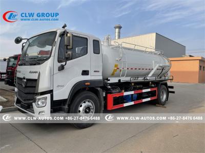 China Foton 8000 Liters Vacuum Suction Septic Tank Truck for sale