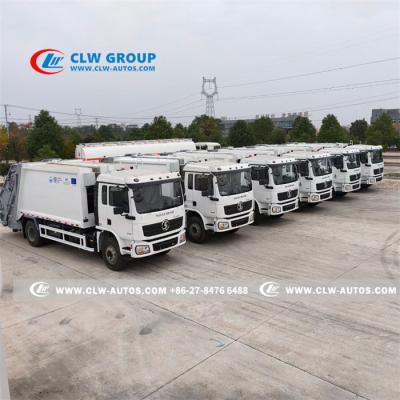 Chine Shacman L3000 10000 litres de camion à ordures de compacteur pour la collection de déchets à vendre