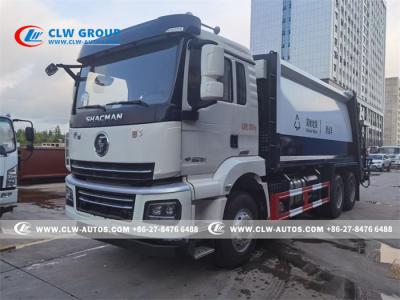 China Shacman 6x4 20cbm 16T comprimiu caminhões de lixo à venda