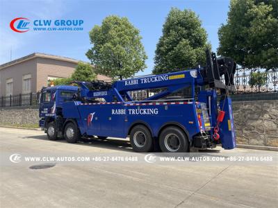 China Shacman 8x4 Heavy Duty 25 30 40 50ton Wrecker Towing Truck for sale