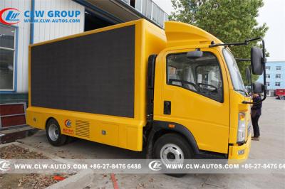 China SINOTRUK HOWO 4X2 P4 P5 P6 P8 LED Advertising Truck for sale