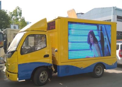 China Full Color SMD Screen Mobile Led Display Truck , Scrolling Mobile Advertising Truck for sale