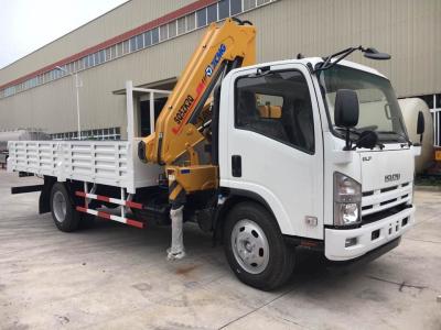China ISUZU Truck Mounted Telescopic Crane For Construction Material Transportation for sale