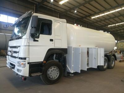 China Camión Dispensador Gas GLP Howo 6X4 20cbm 10 toneladas 5300 gal Transporte Combustible en venta