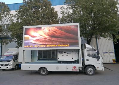 China P6 Scrolling Billboard Truck , Led Wall Truck For Products Promotion for sale