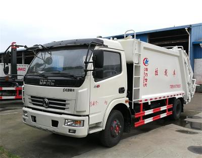 China High Compacting Ratio Waste Management Garbage Truck 5 Ton Loading Capacity for sale