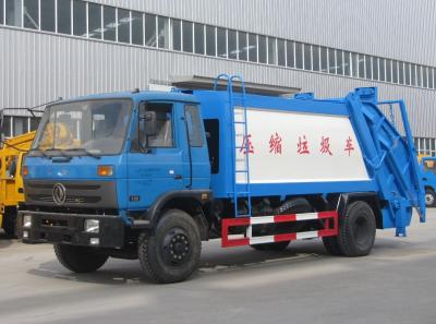 China Rear Swing Arm Loading Compact Garbage Truck 8 Ton 10m3 Automatic Operation for sale