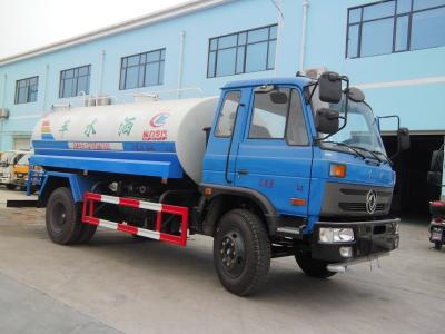 China Water Delivery Service Water Bowser Truck 10 Tons Dongfeng 10000 Liters With Stainless Steel Tank for sale
