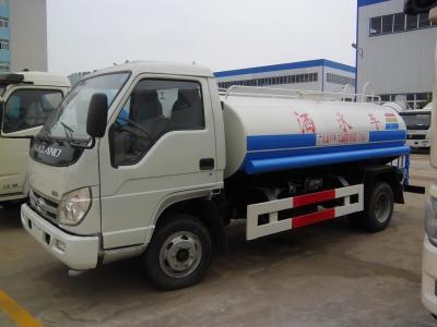 중국 Foton Forland 소형 물 유조 트럭, 3 톤 3000 리터 상업적인 물 트럭 판매용