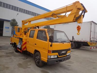 중국 JMC 4 x 2 공중 적재용 트럭, 높은 공중 일 플랫폼 트럭 16 미터 판매용