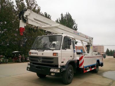 China Dongfeng 170hp 20M Aerial Lift Truck , Aerial Platform Truck With 360 Degree Rotation Arms for sale