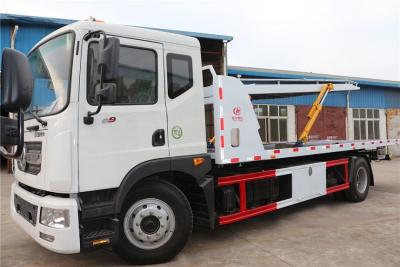 China High Efficiency Wrecker Tow Truck Vehicle Chile Dongfeng 8tons Flatbed Wrecker for sale