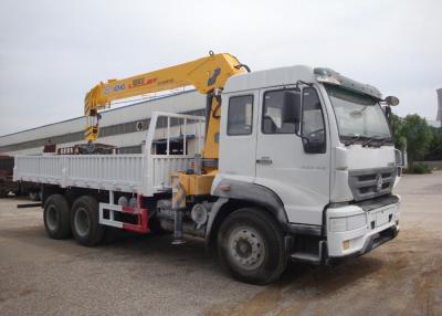 China 10 Wheels 10T Truck Bed Mounted Crane Straight Boom Q235 Carbon Steel Box Material for sale