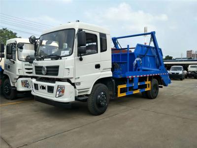 China Municipal Rubbish Collection Truck , 10 Tons Dongfeng Swing Arm Garbage Disposal Truck for sale