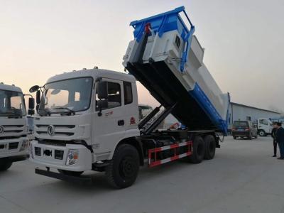 China 16 Ton Roll Off Waste Removal Trucks Collection Container Vehicle Dongfeng 12cbm for sale