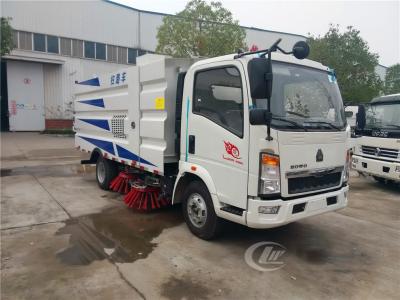 China City Cleaning Machine Road Sweeper Truck Howo 4 X 2 115HP 5CBM Vacuum Type for sale
